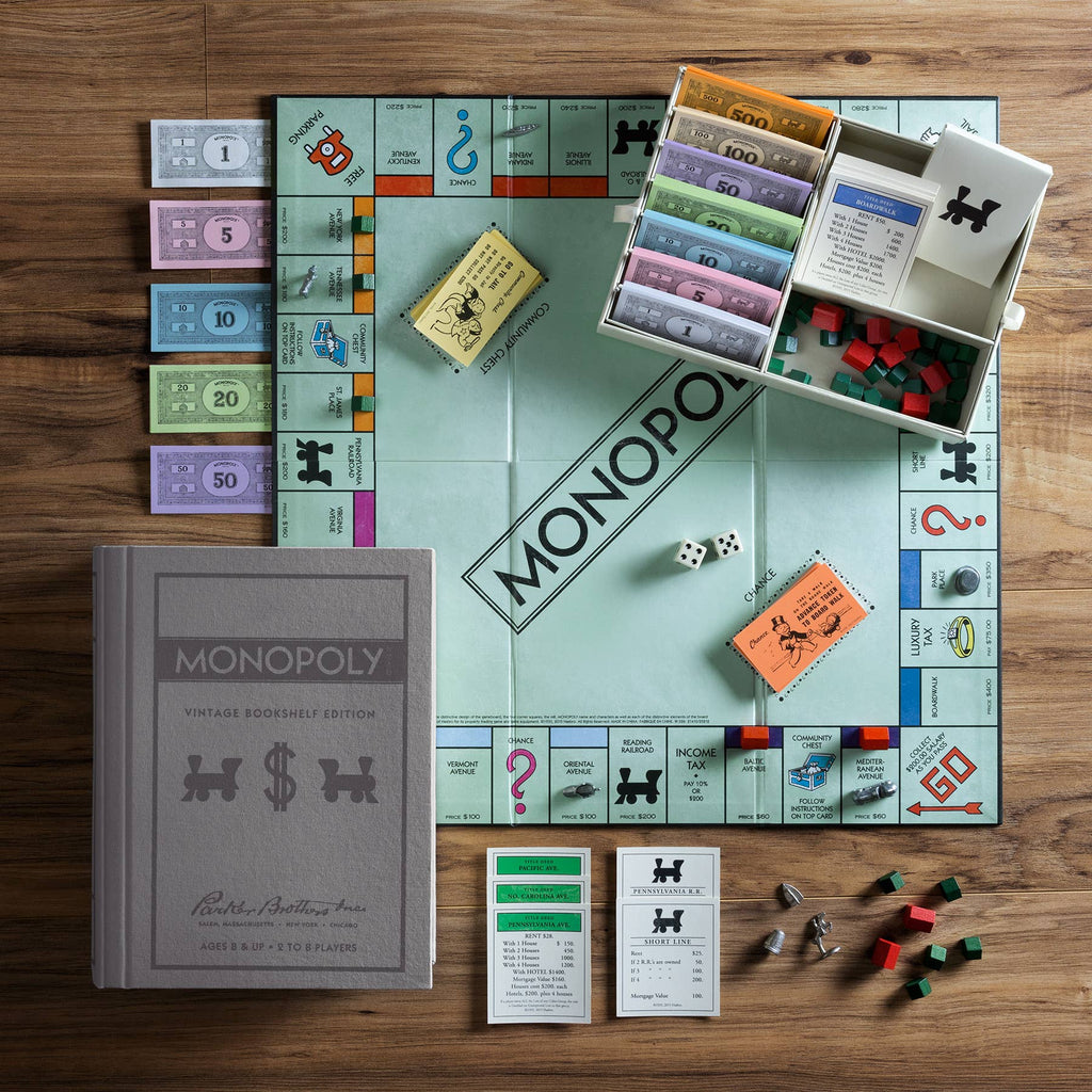Monopoly Vintage Bookshelf Edition - Pre-Order