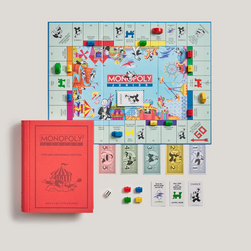 MONOPOLY JUNIOR VINTAGE BOOKSHELF EDITION