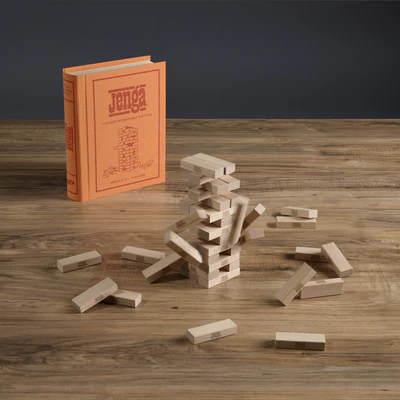 JENGA VINTAGE BOOKSHELF EDITION- PRE-ORDER