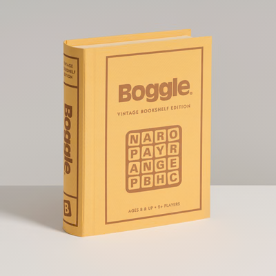 BOGGLE VINTAGE BOOKSHELF EDITION- PRE-ORDER